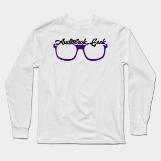 Audiobook Geek Purple Long Sleeve T-Shirt